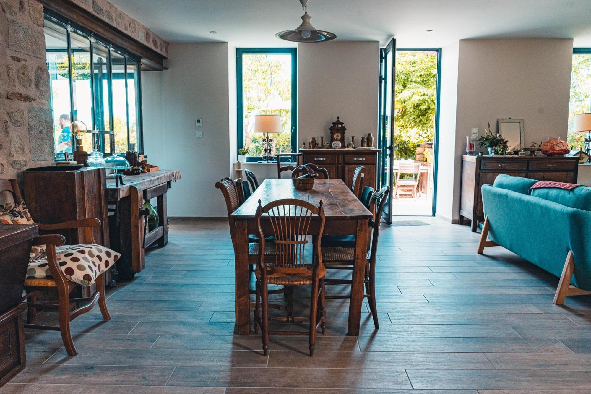 Bed and Breakfast Les Jardins De Nanine Lapleau Exterior foto