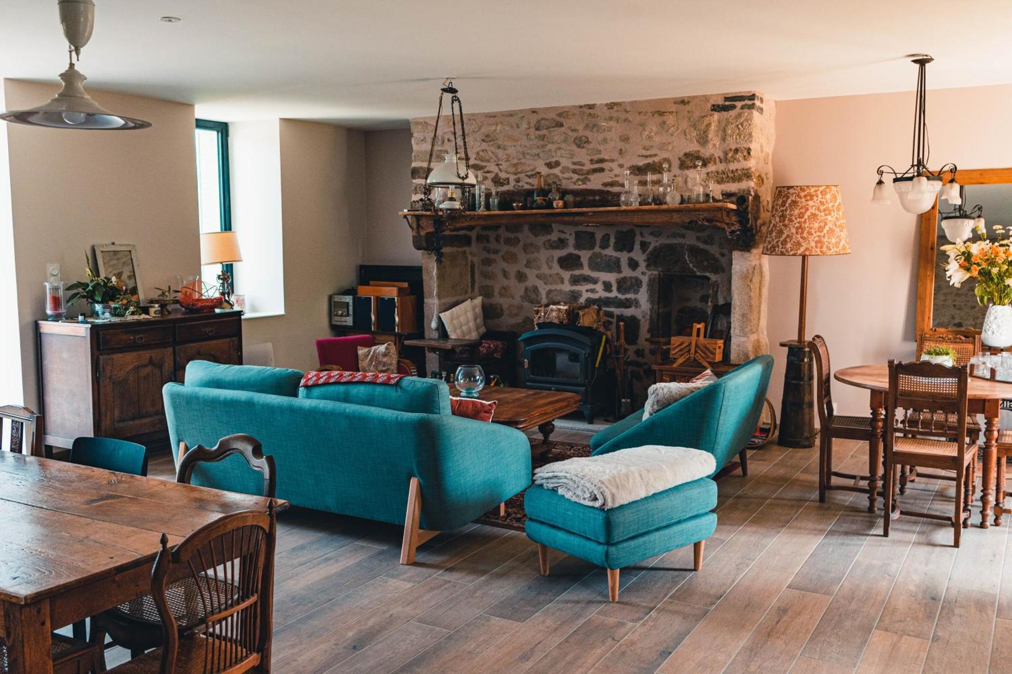 Bed and Breakfast Les Jardins De Nanine Lapleau Exterior foto